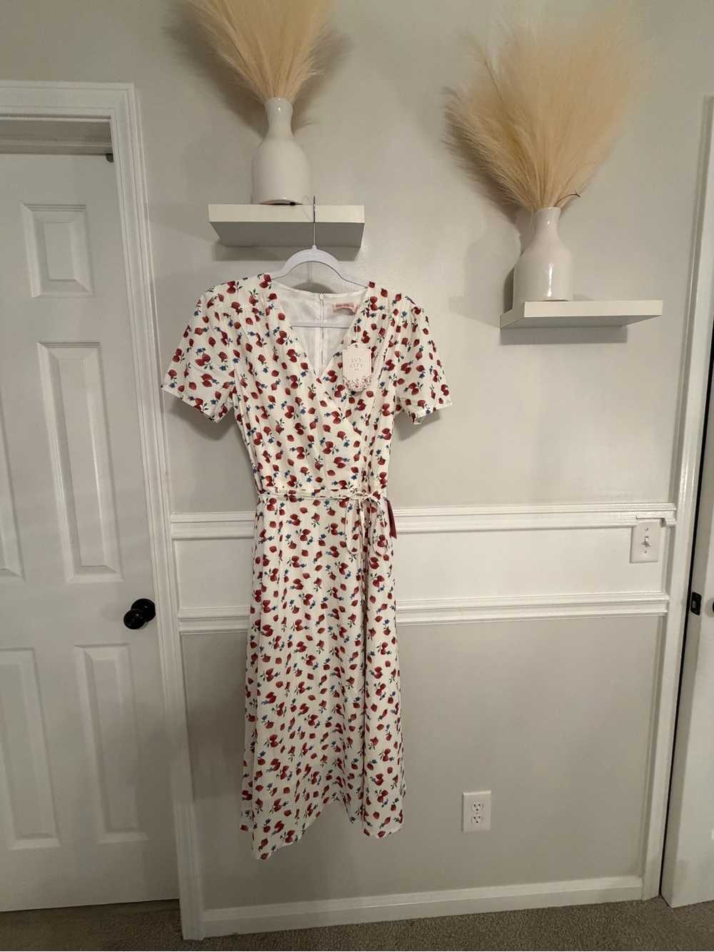 Ivy City Co Lucy Dress in Strawberry